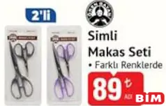 ÖREN BAYAN SİMLİ MAKAS SETİ 2'Lİ fiyat ve kampanya bilgisi